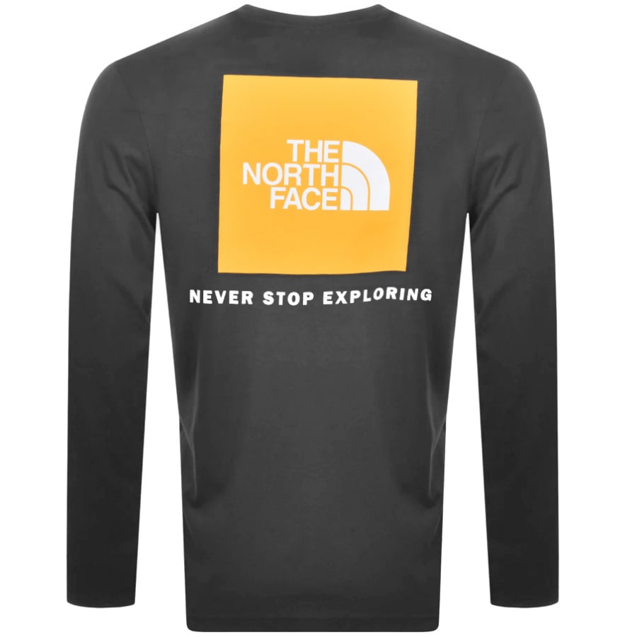 Alternative Image for ProductThe North Face Long Sleeve Redbox T Shirt Grey3